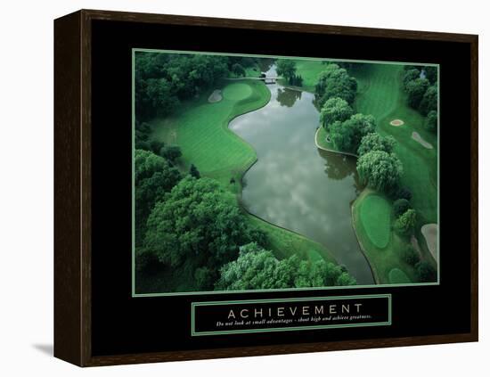 Achievement-null-Framed Stretched Canvas