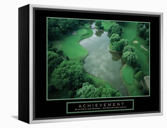 Achievement-null-Framed Stretched Canvas