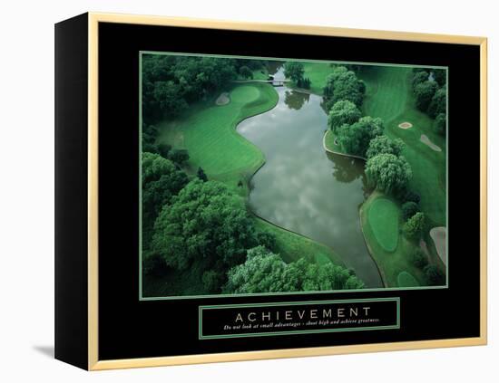 Achievement-null-Framed Stretched Canvas