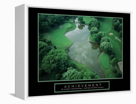 Achievement-null-Framed Stretched Canvas