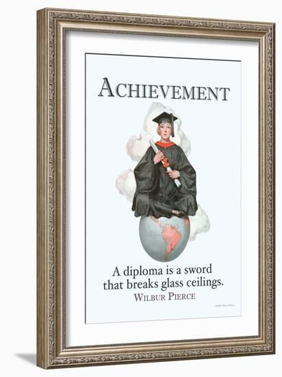 Achievement-null-Framed Premium Giclee Print