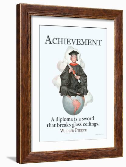 Achievement-null-Framed Premium Giclee Print