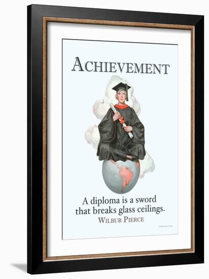 Achievement-null-Framed Premium Giclee Print