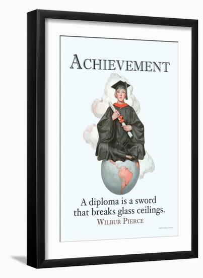 Achievement-null-Framed Premium Giclee Print