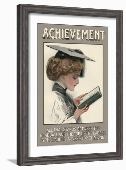 Achievement-null-Framed Art Print