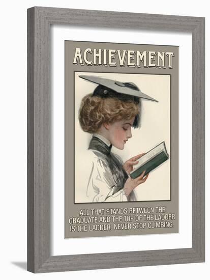 Achievement-null-Framed Art Print