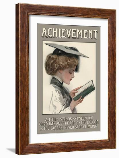Achievement-null-Framed Art Print