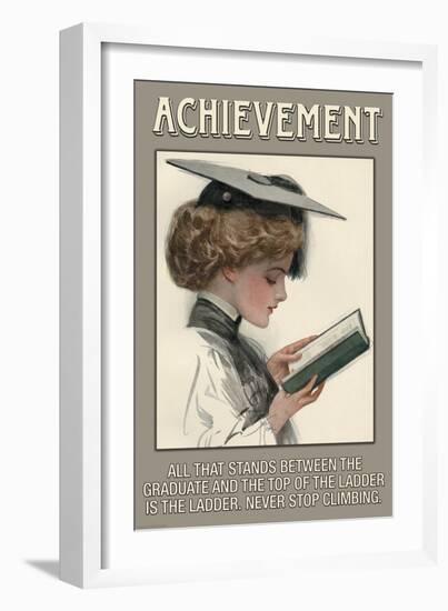 Achievement-null-Framed Art Print