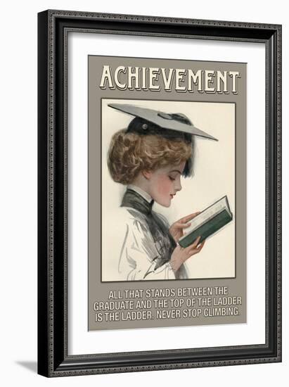 Achievement-null-Framed Art Print