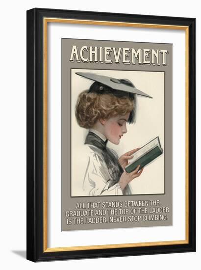 Achievement-null-Framed Art Print