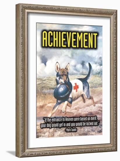 Achievement-Wilbur Pierce-Framed Art Print