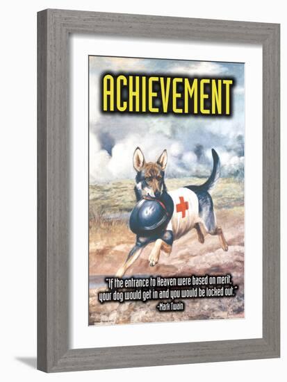 Achievement-Wilbur Pierce-Framed Art Print