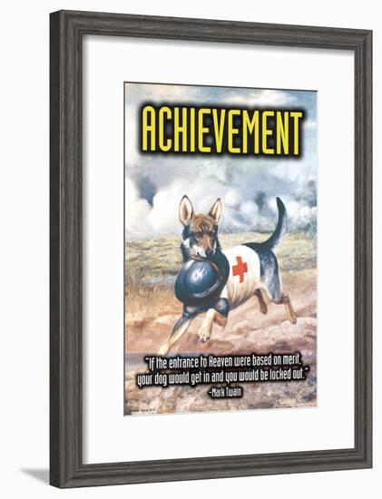 Achievement-Wilbur Pierce-Framed Art Print