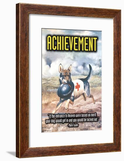 Achievement-Wilbur Pierce-Framed Art Print