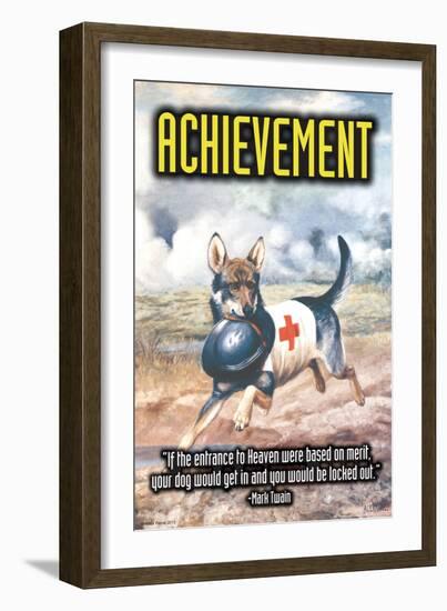 Achievement-Wilbur Pierce-Framed Art Print