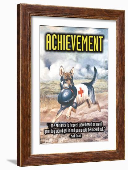 Achievement-Wilbur Pierce-Framed Art Print