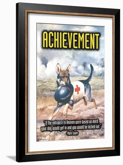 Achievement-Wilbur Pierce-Framed Art Print