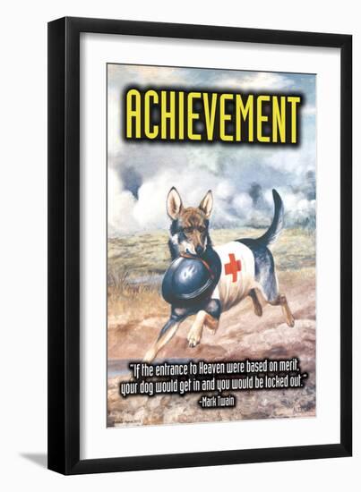 Achievement-Wilbur Pierce-Framed Art Print