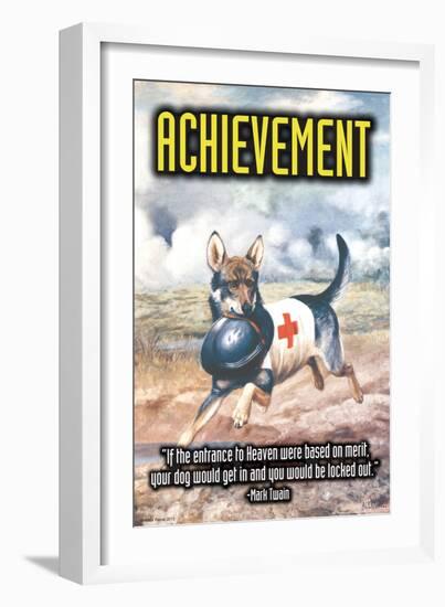 Achievement-Wilbur Pierce-Framed Art Print