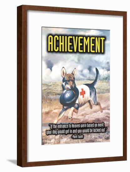 Achievement-Wilbur Pierce-Framed Art Print