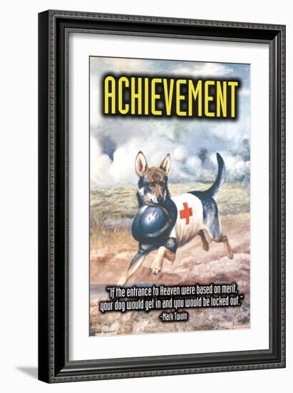 Achievement-Wilbur Pierce-Framed Art Print