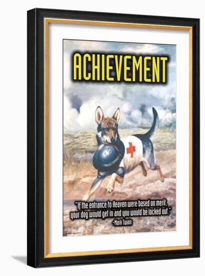 Achievement-Wilbur Pierce-Framed Art Print