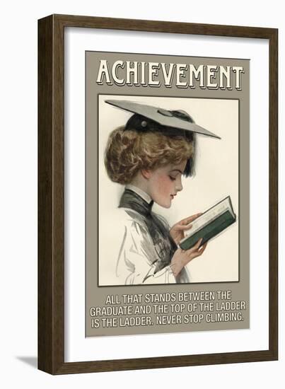 Achievement-null-Framed Premium Giclee Print