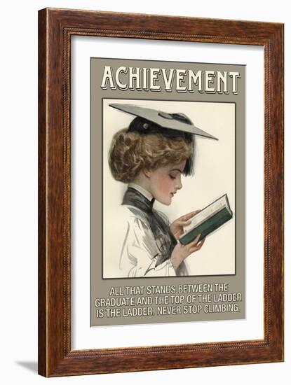 Achievement-null-Framed Premium Giclee Print