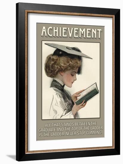 Achievement-null-Framed Premium Giclee Print