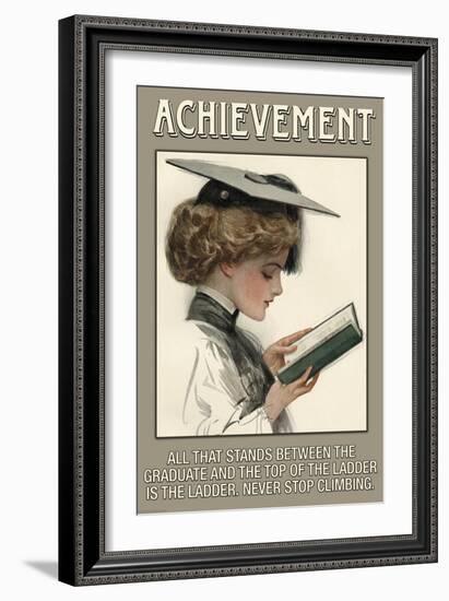 Achievement-null-Framed Premium Giclee Print