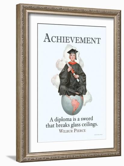 Achievement-null-Framed Art Print