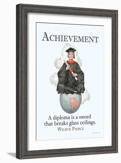 Achievement-null-Framed Art Print