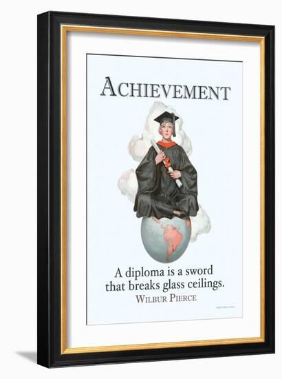 Achievement-null-Framed Art Print