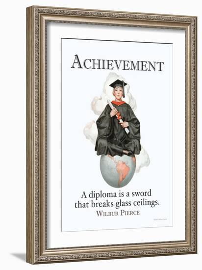 Achievement-null-Framed Art Print