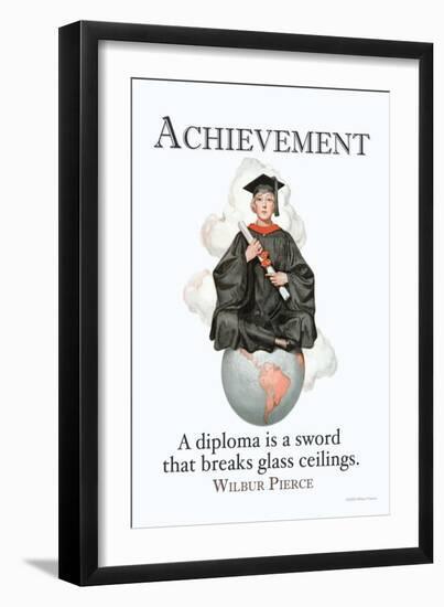 Achievement-null-Framed Art Print