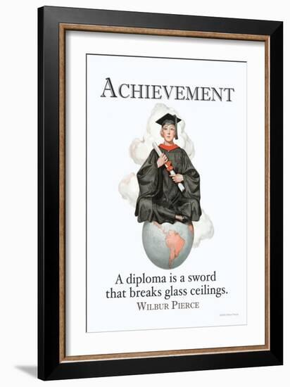 Achievement-null-Framed Art Print