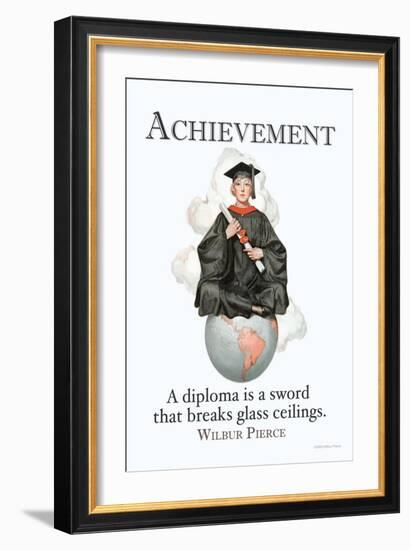 Achievement-null-Framed Art Print