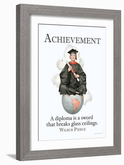 Achievement-null-Framed Premium Giclee Print