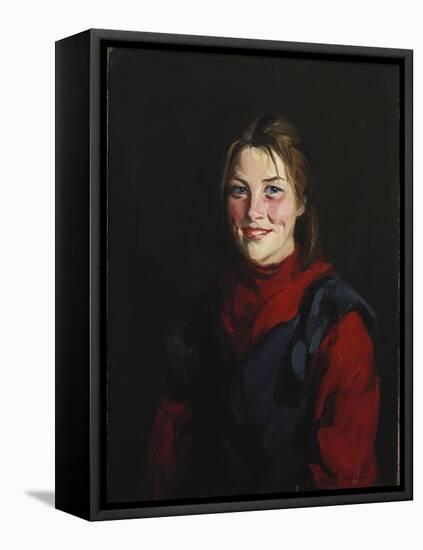 Achill Girl, 1913-George Wesley Bellows-Framed Premier Image Canvas