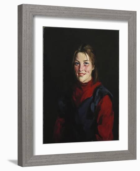 Achill Girl, 1913-George Wesley Bellows-Framed Giclee Print