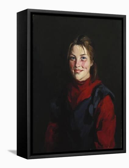 Achill Girl, 1913-George Wesley Bellows-Framed Premier Image Canvas
