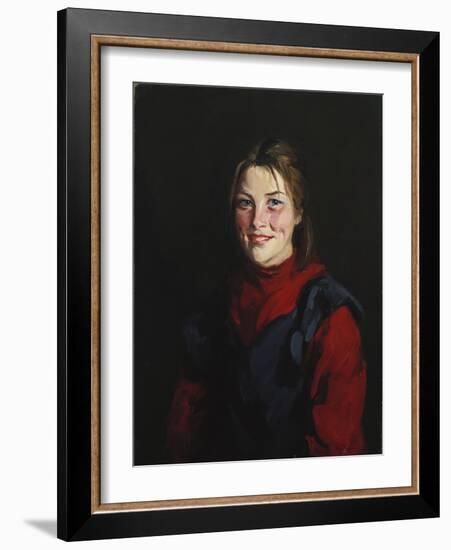 Achill Girl, 1913-George Wesley Bellows-Framed Giclee Print