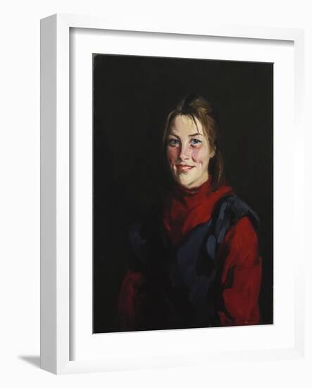 Achill Girl, 1913-George Wesley Bellows-Framed Giclee Print