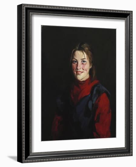 Achill Girl, 1913-George Wesley Bellows-Framed Giclee Print