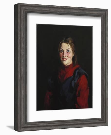 Achill Girl, 1913-George Wesley Bellows-Framed Giclee Print