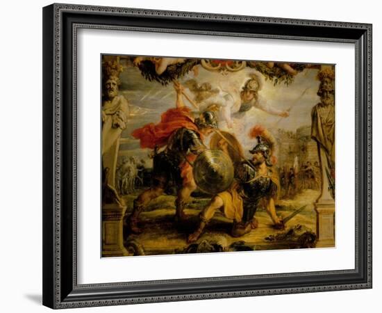 Achille and Hector, 1630-Peter Paul Rubens-Framed Giclee Print