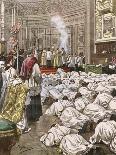 New Priests at Rome-Achille Beltrame-Art Print
