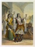 Egyptian Dancing Girls Performing the Ghawazi, Rosetta, The Valley of the Nile-Achille-Constant-Théodore-Émile Prisse d'Avennes-Giclee Print