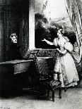 Heloise and Abelard-Achille Deveria-Giclee Print