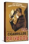 Cigarillos Privados-Achille Luciano Mauzan-Framed Art Print